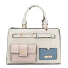 COLORBLOCK POCKET SATCHEL BAG