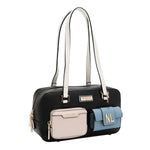 COLORBLOCK POCKET SHOULDER BAG