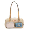 COLORBLOCK POCKET SHOULDER BAG