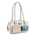 COLORBLOCK POCKET SHOULDER BAG