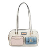 COLORBLOCK POCKET SHOULDER BAG