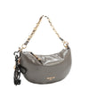 SHIMMER LUXE CRESCENT SHOULDER BAG