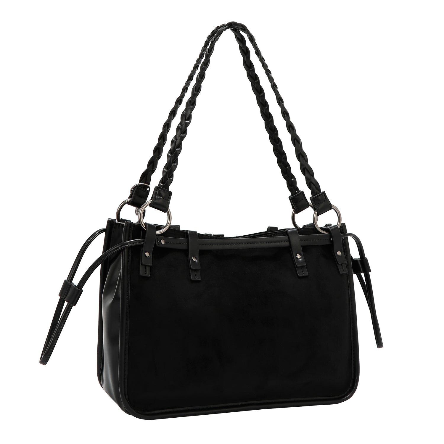 FLORAL LEAF TOTE BAG