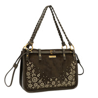 FLORAL LEAF TOTE BAG