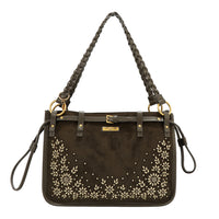 FLORAL LEAF TOTE BAG