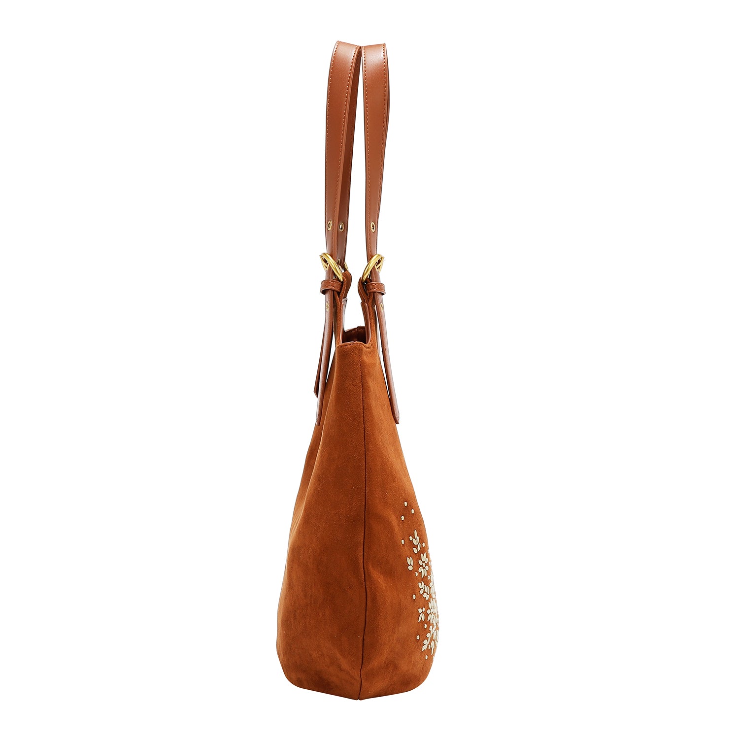 FLORAL LEAF HOBO BAG