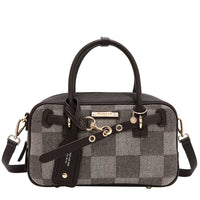 CHIC CHECK BOSTON BAG