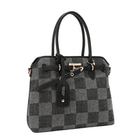 CHIC CHECK TOTE BAG