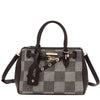 CHIC CHECK SATCHEL BAG