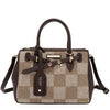 CHIC CHECK SATCHEL BAG