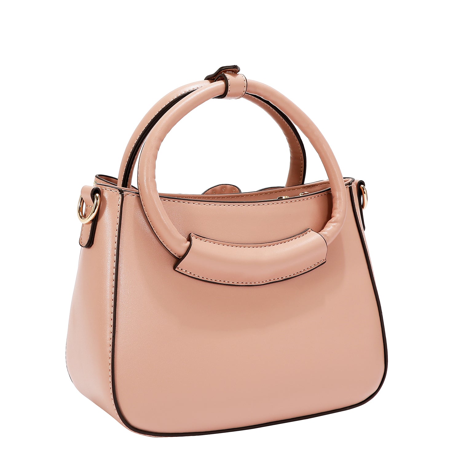 STUDDED BOW HANDBAG