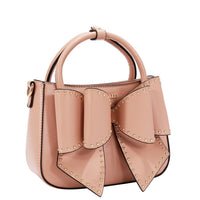 STUDDED BOW HANDBAG