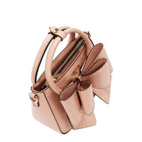 STUDDED BOW HANDBAG