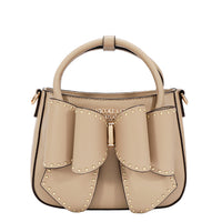 STUDDED BOW HANDBAG