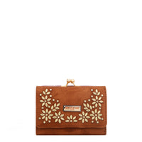 FLORAL LEAF COMPACT WALLET