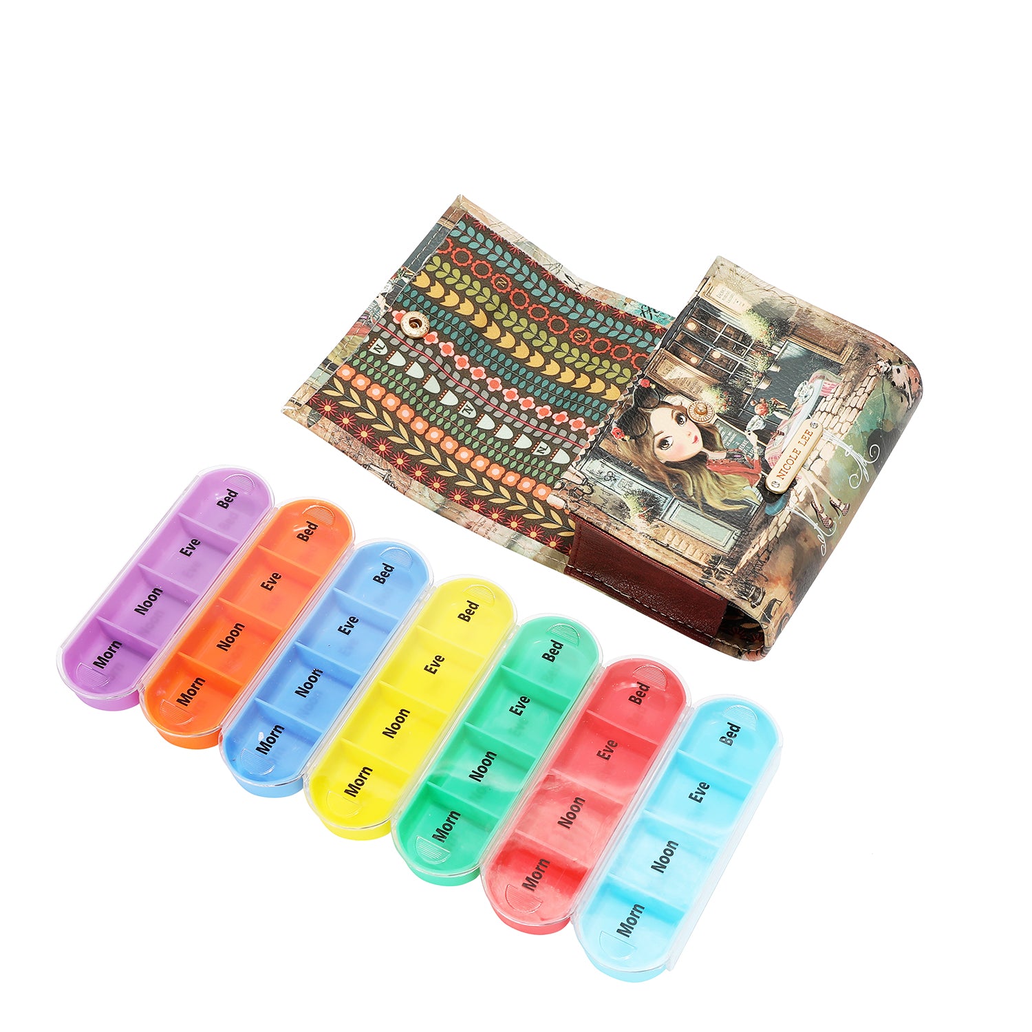 TRAVEL PILL POUCH ORGANIZER