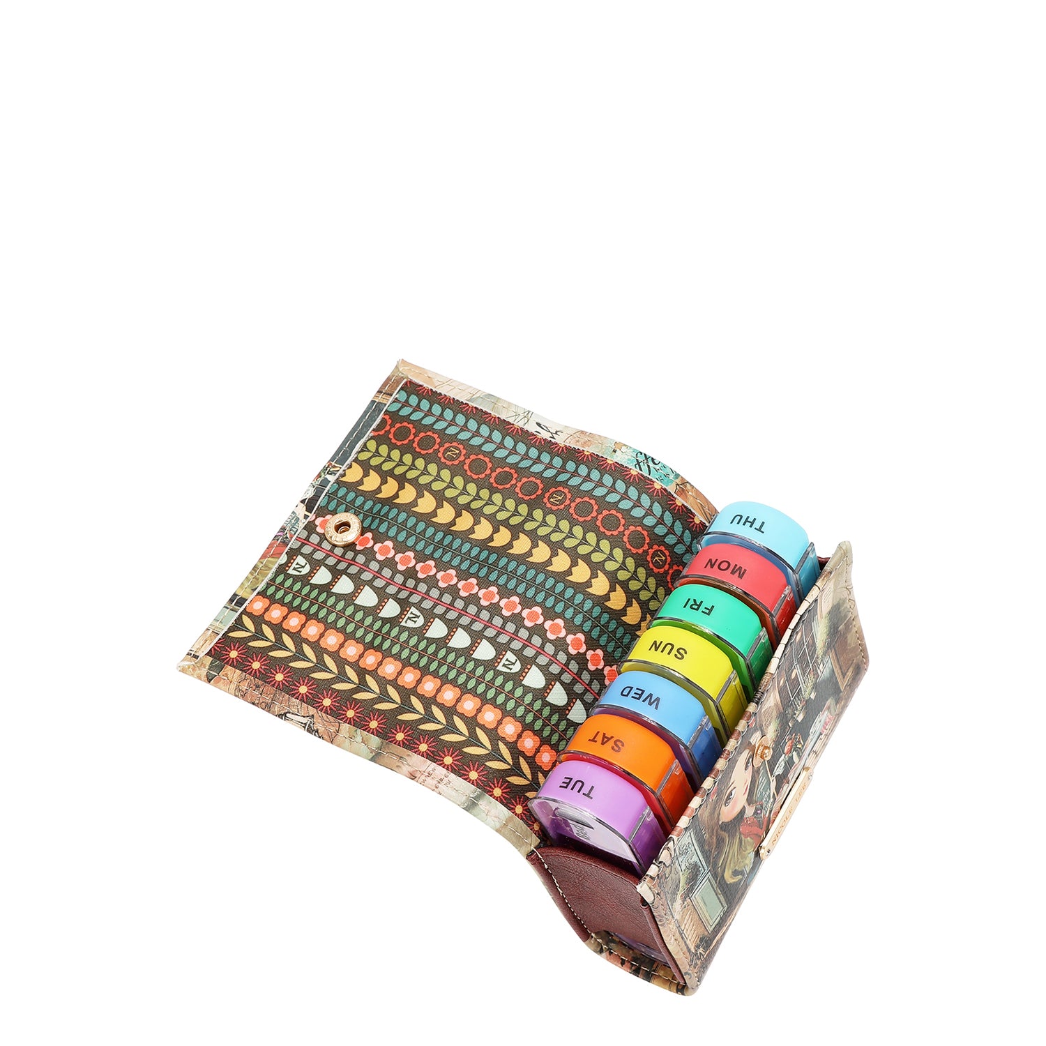 TRAVEL PILL POUCH ORGANIZER