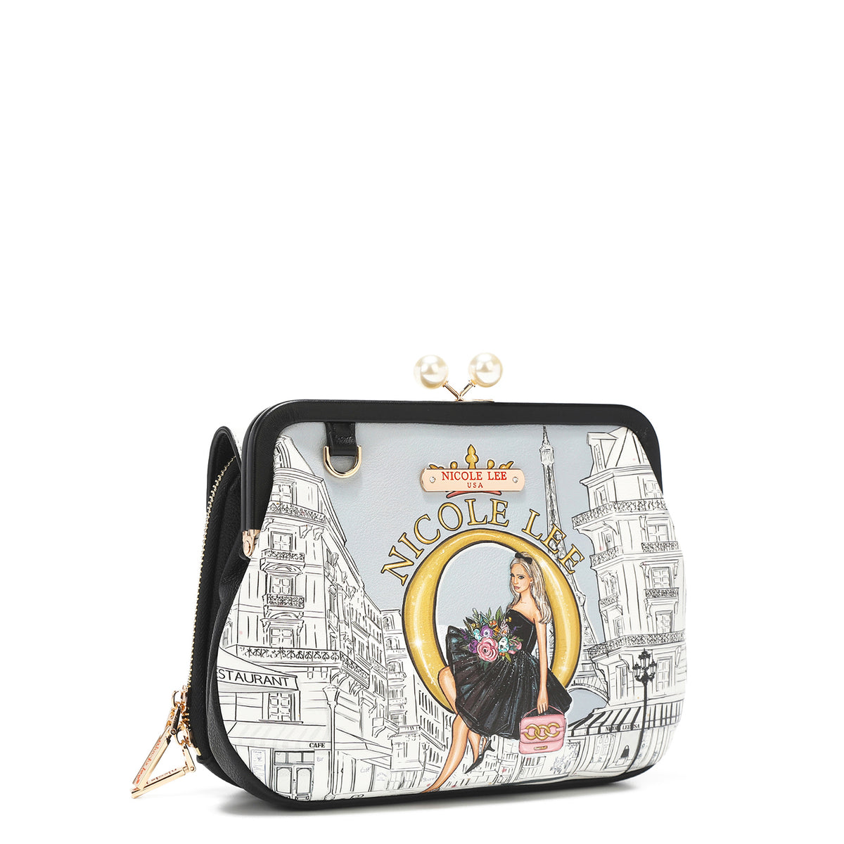 KISS LOCK MESSENGER CROSSBODY