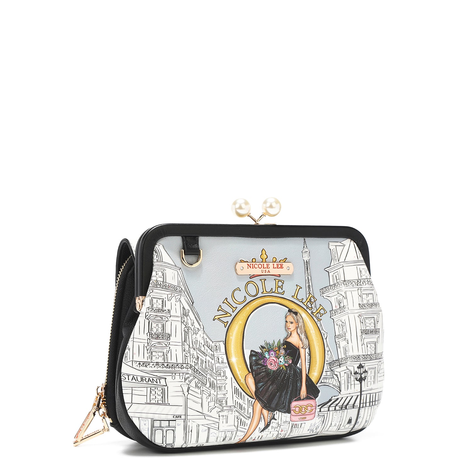 KISS LOCK MESSENGER CROSSBODY