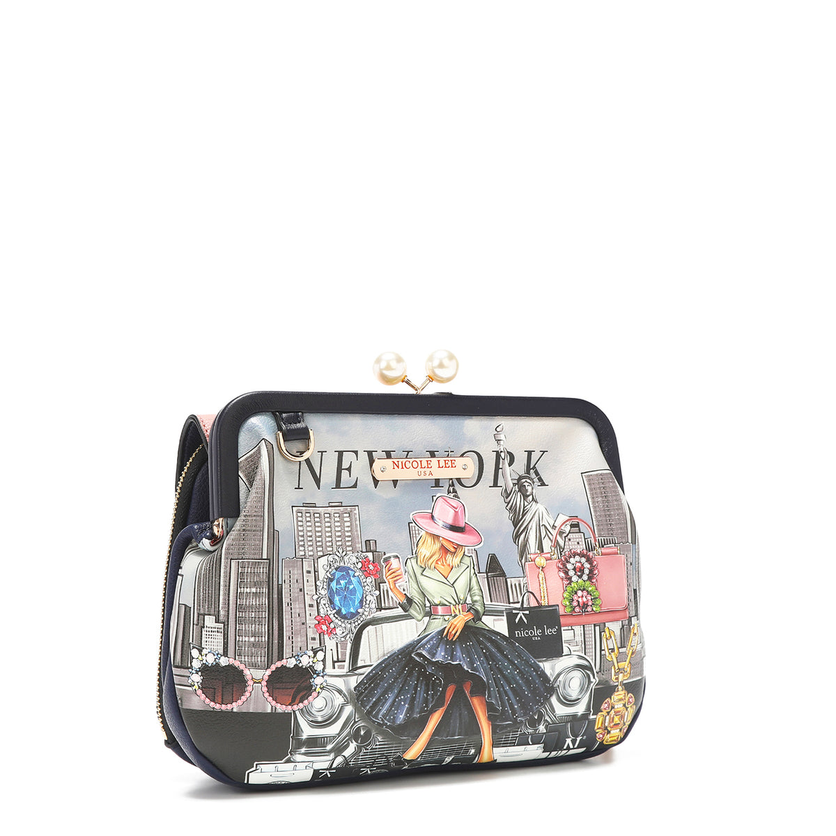 KISS LOCK MESSENGER CROSSBODY