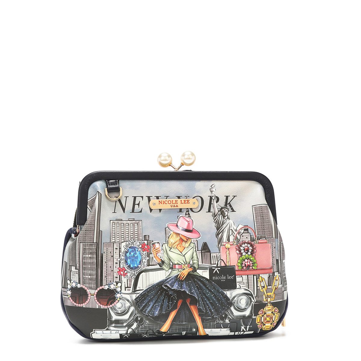 KISS LOCK MESSENGER CROSSBODY