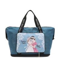 JENNA FOLDABLE NYLON TRAVEL TOTE