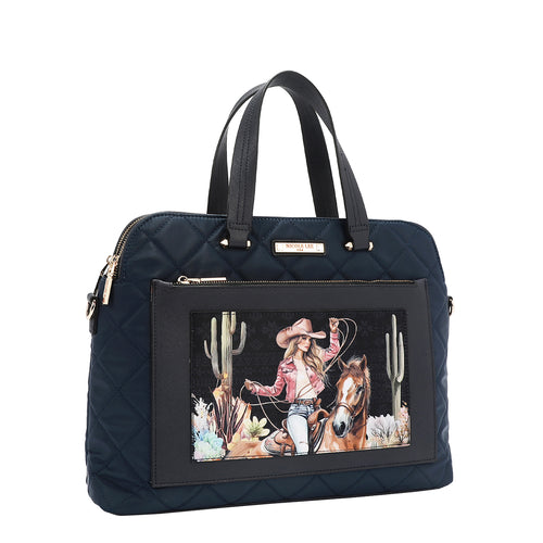 QUILTED LAPTOP BAG