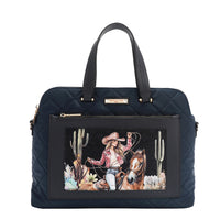 QUILTED LAPTOP BAG