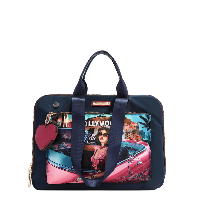 NYLON HEART LAPTOP BAG