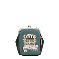 KISS LOCK 2 COMPARTMENT CROSSBODY BAG