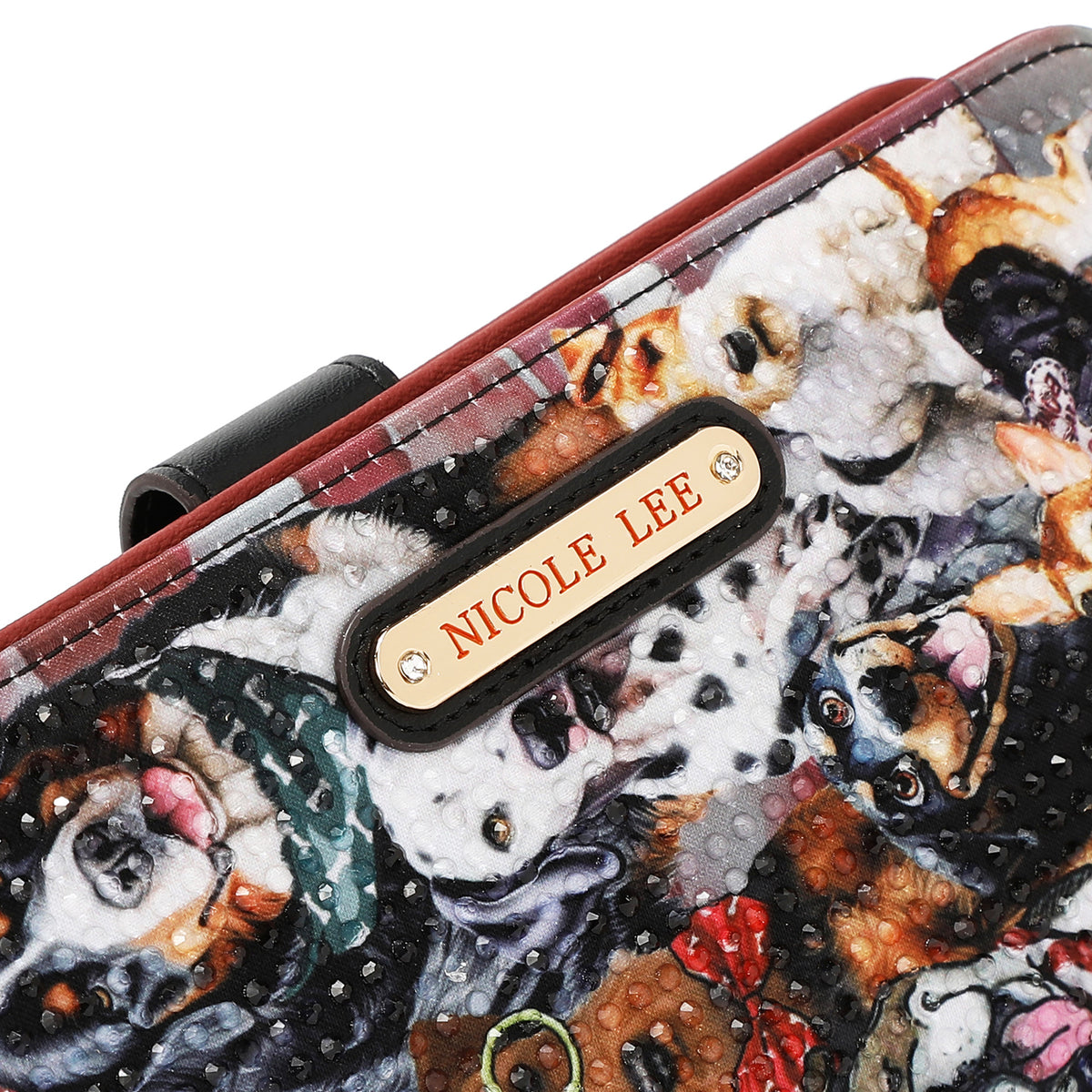 NL SIGNATURE BIFOLD WALLET WRISTLET