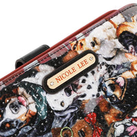 NL SIGNATURE BIFOLD WALLET WRISTLET