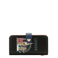 NL SIGNATURE BIFOLD WALLET WRISTLET