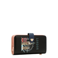 NL SIGNATURE BIFOLD WALLET WRISTLET