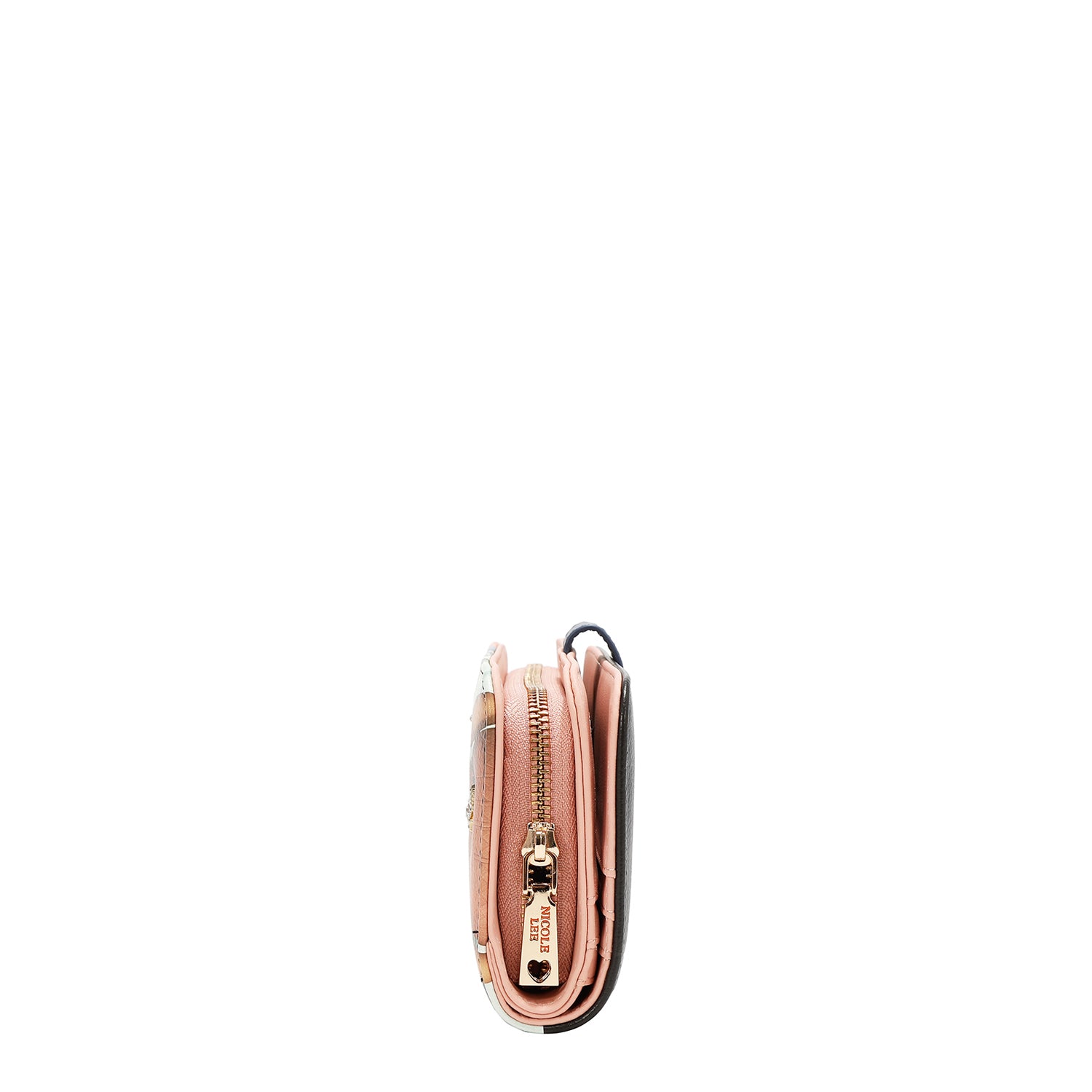 NL SIGNATURE BIFOLD WALLET WRISTLET