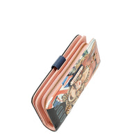 NL SIGNATURE BIFOLD WALLET WRISTLET