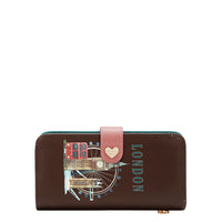 NL SIGNATURE BIFOLD WALLET WRISTLET