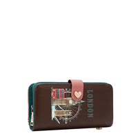 NL SIGNATURE BIFOLD WALLET WRISTLET
