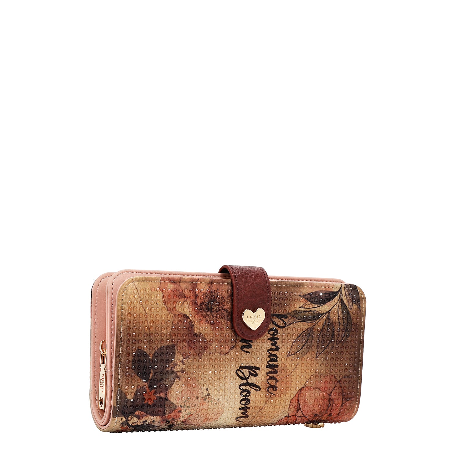 NL SIGNATURE BIFOLD WALLET WRISTLET