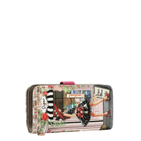 NL SIGNATURE BIFOLD WALLET WRISTLET