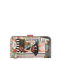 NL SIGNATURE BIFOLD WALLET WRISTLET