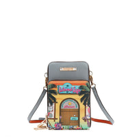 MULTI-ZIP PHONE CASE CROSSBODY