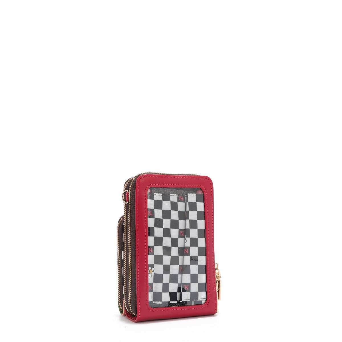 MULTI-ZIP PHONE CASE CROSSBODY