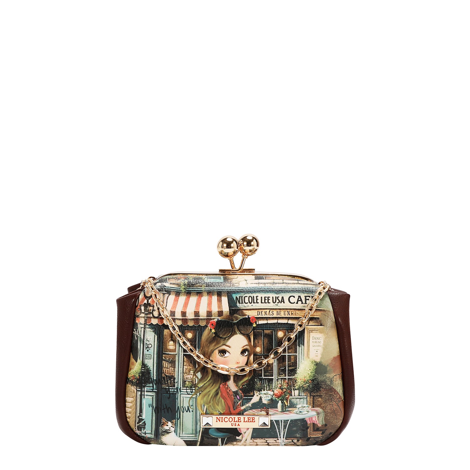 KISS LOCK CROSSBODY MINI BAG