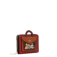 MINI COMPACT BRIEFCASE ZIP WALLET