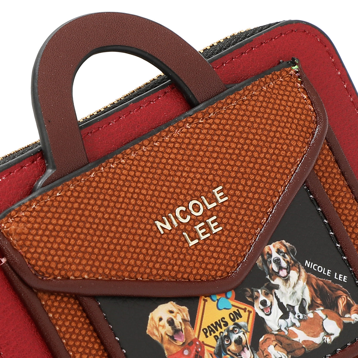 MINI COMPACT BRIEFCASE ZIP WALLET