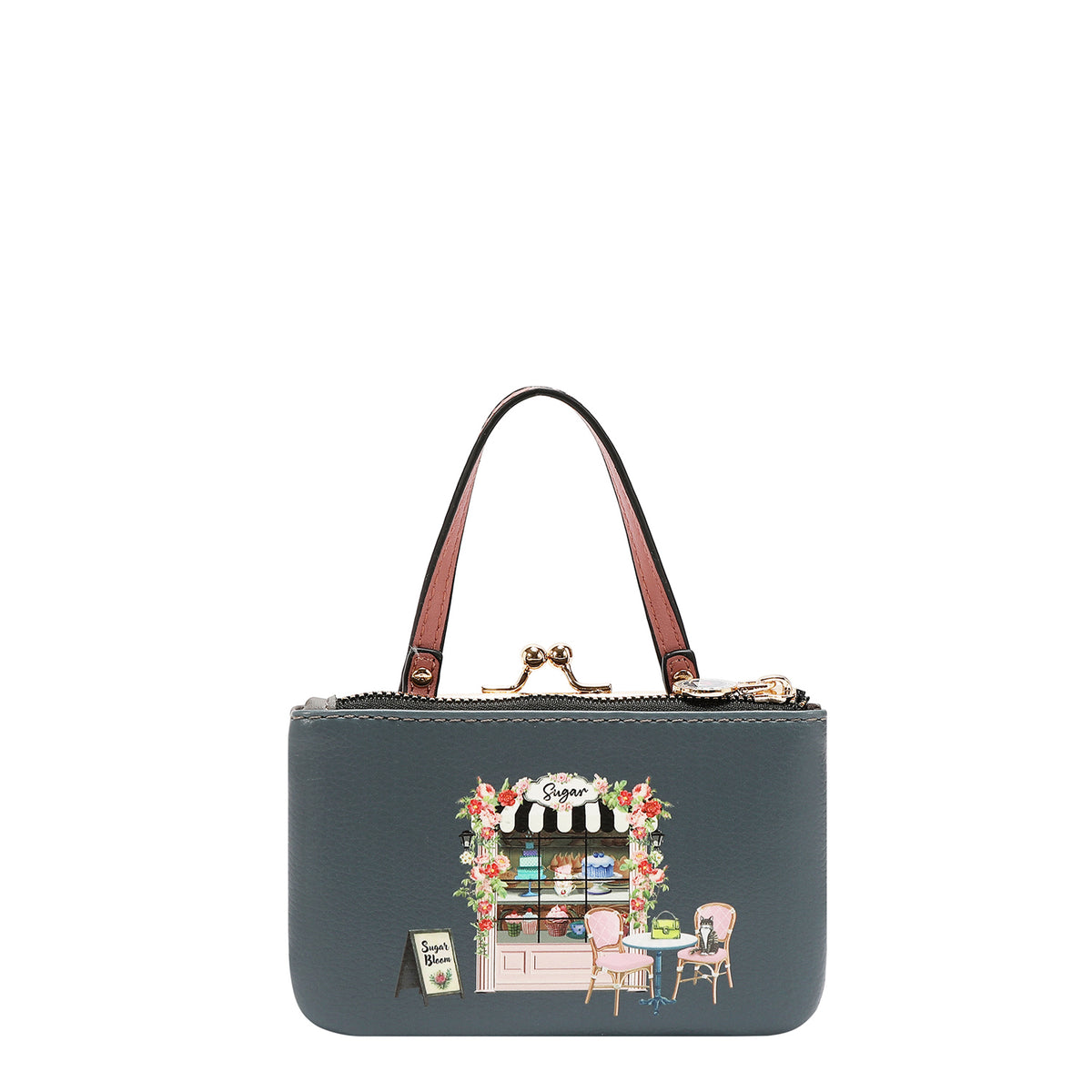 MINI FRAME TOP-HANDLE PURSE