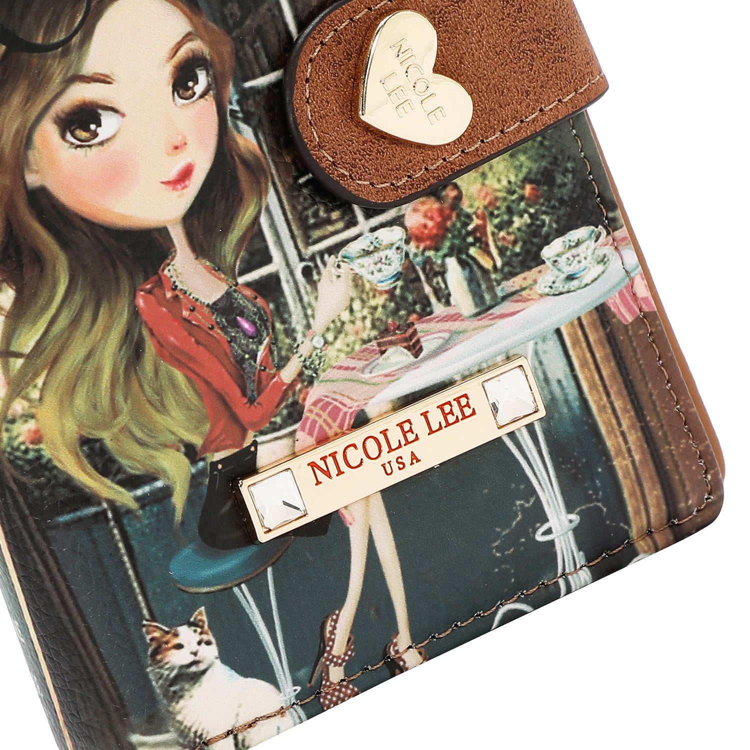 COMPACT SNAP-TAB WALLET ORGANIZER