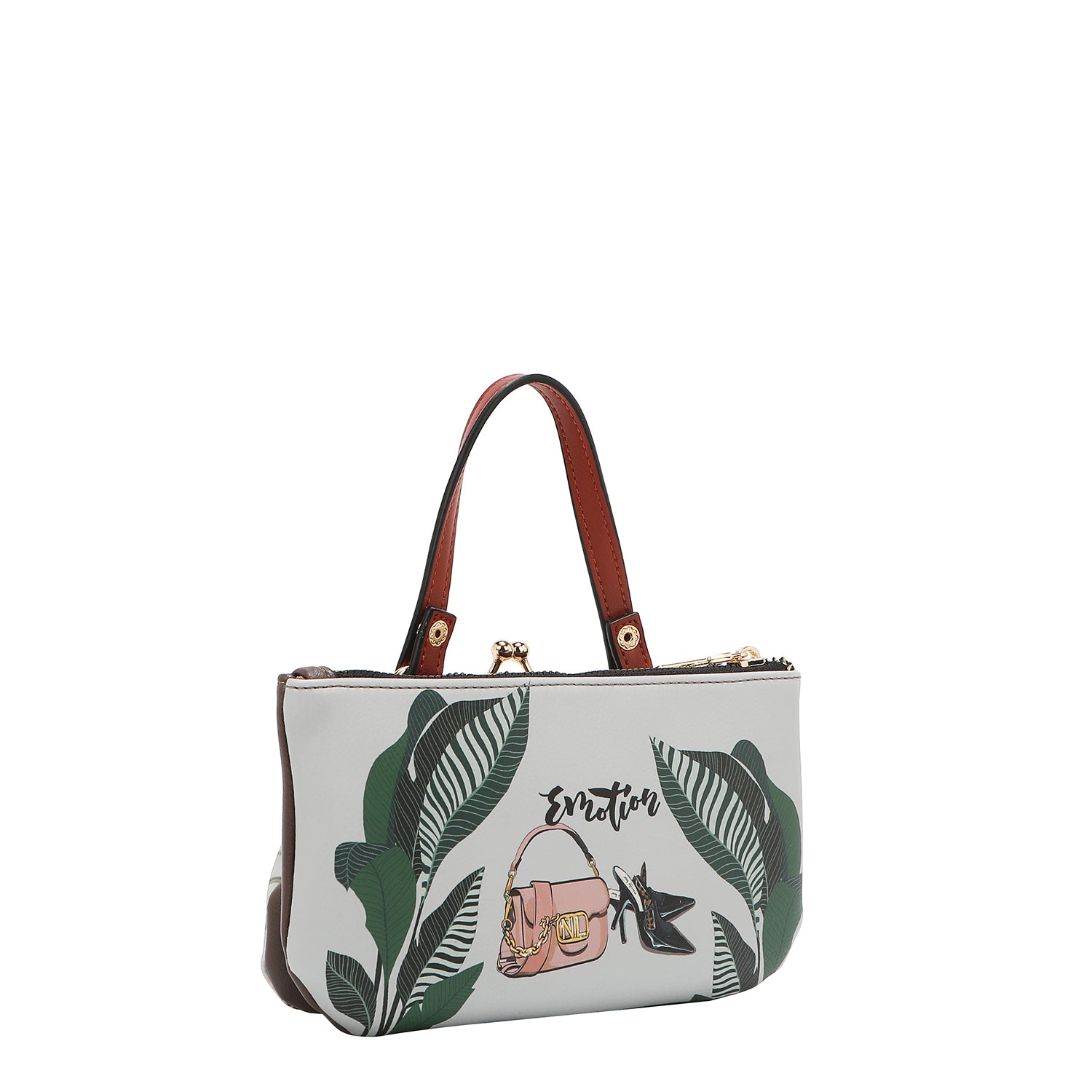 MEDIUM FRAME TOP-HANDLE PURSE