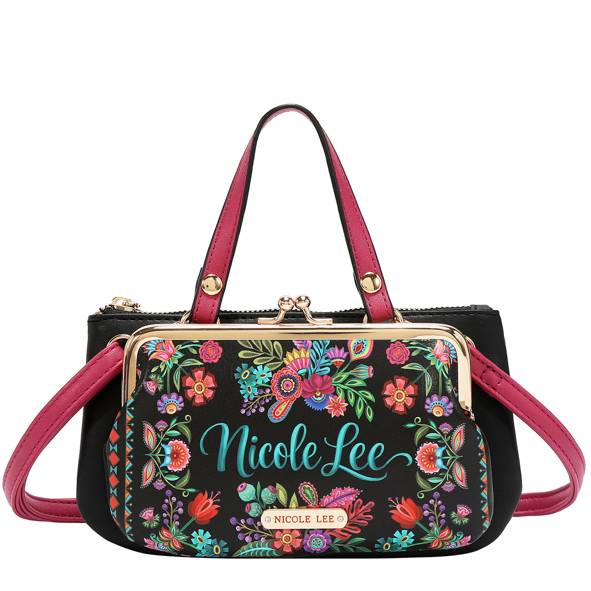 MEDIUM FRAME TOP-HANDLE PURSE